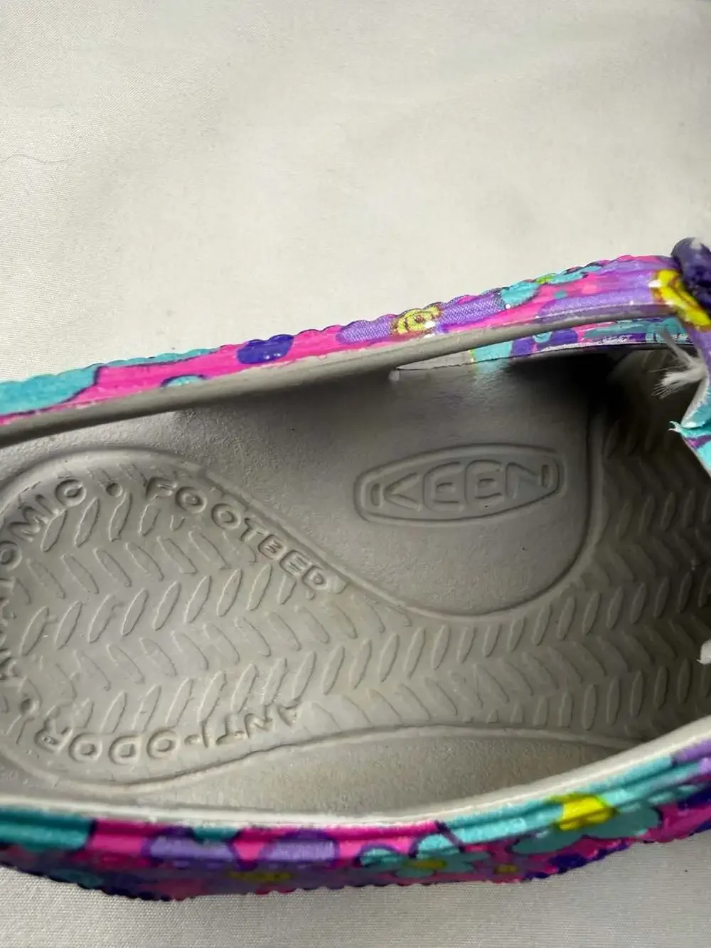 Keen Kids Newport H2 Waterproof Floral Closed-Toe Sandals Size 12